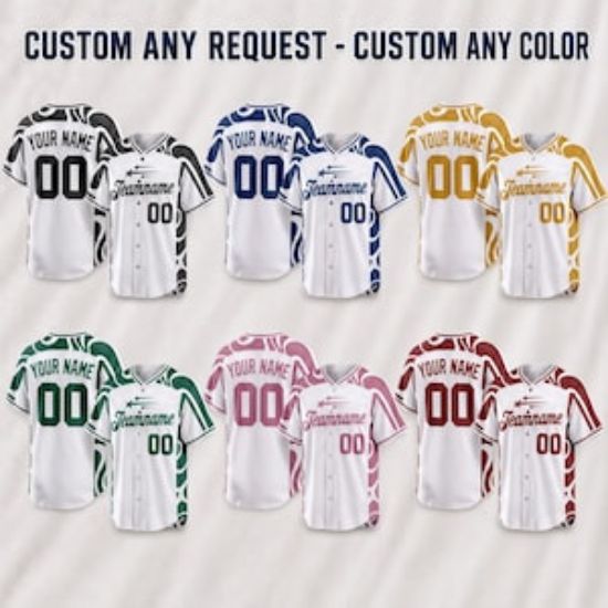 Personalized Team Name Number Baseball Jersey, Custom Team Baseball Jersey Shirt, Family Baseball Jersey Uniform Sport Team Shirt Matching