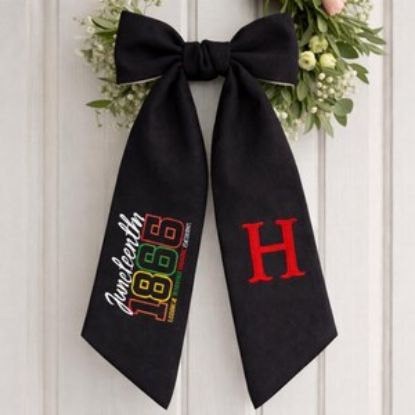 Custom Juneteenth Black Embroidered Sash, African Flag Juneteenth Personalized Sash, I Am Black History Black Lives Matter Sash, Afro Family
