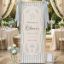 Personalized Baptism Polyester Welcome Sign, Custom Christening Banner, Baby Party Decor Banner