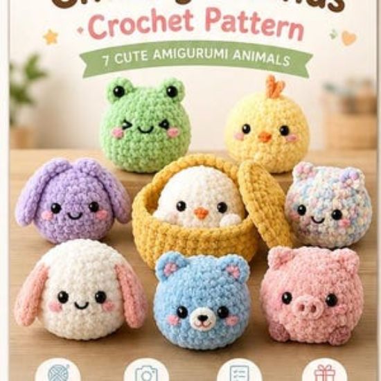 Häkelanleitung für Dim Sum-Teigtaschen (ohne Nähen), Kawaii Bao Bun Amigurumi, Häkelanleitung für Dim Sum-Spielzeugessen (PDF), einfache Häkelanleitung für Bao Bun