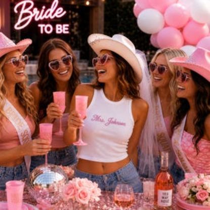 Besticktes Braut-Tanktop | Shirt mit dem Nachnamen der Braut | Top für die Hochzeitsvorbereitungen | Geschenk für die Braut | Outfit für den Junggesellinnenabschied