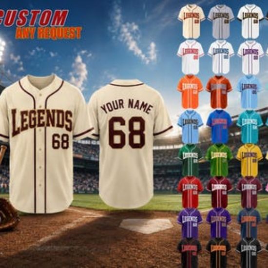 Custom Pinstripe Baseball Jersey, Personalized Team Name Number,Custom Embroidered Stripe Team Jersey Shirt,Baseball Couple Jersey and Gifts